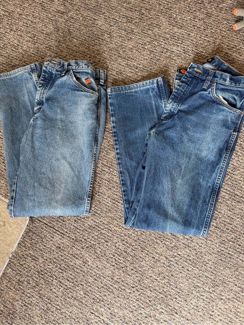 Fr wrangler Blue Denim Jeans - Casual Straight Fit 2-pair